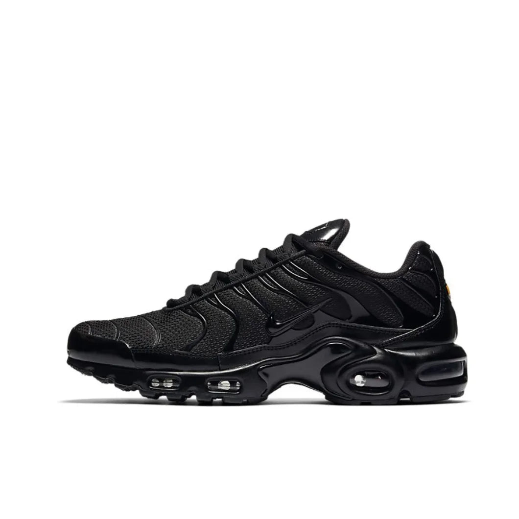 Nike New Air Max Plus TN Men's Sneakers winter Fashionable and comfortable casual shoes Lightweight and wearable Silver&Black