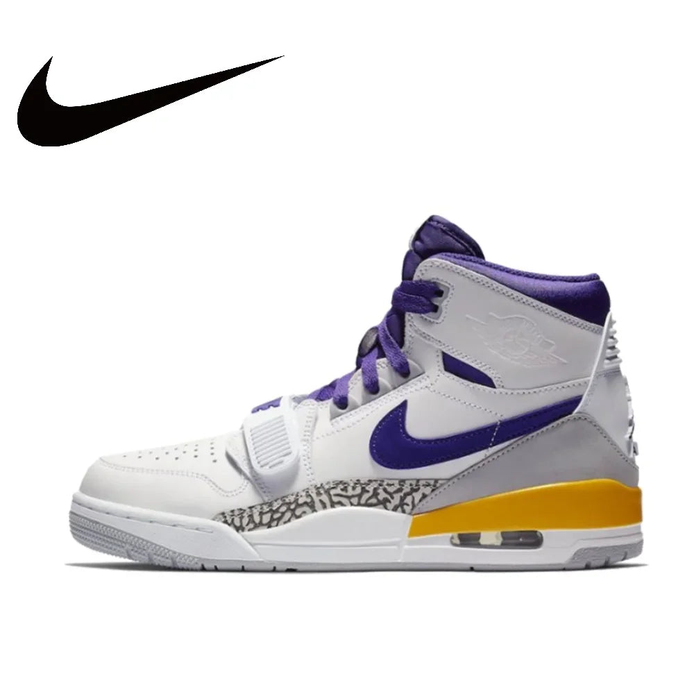 Nike AIR JORDAN LEGACY 312 high Man sneakers Lightweight Cushioning Basketball Shoes Casual and comfortable sneakers ash gray