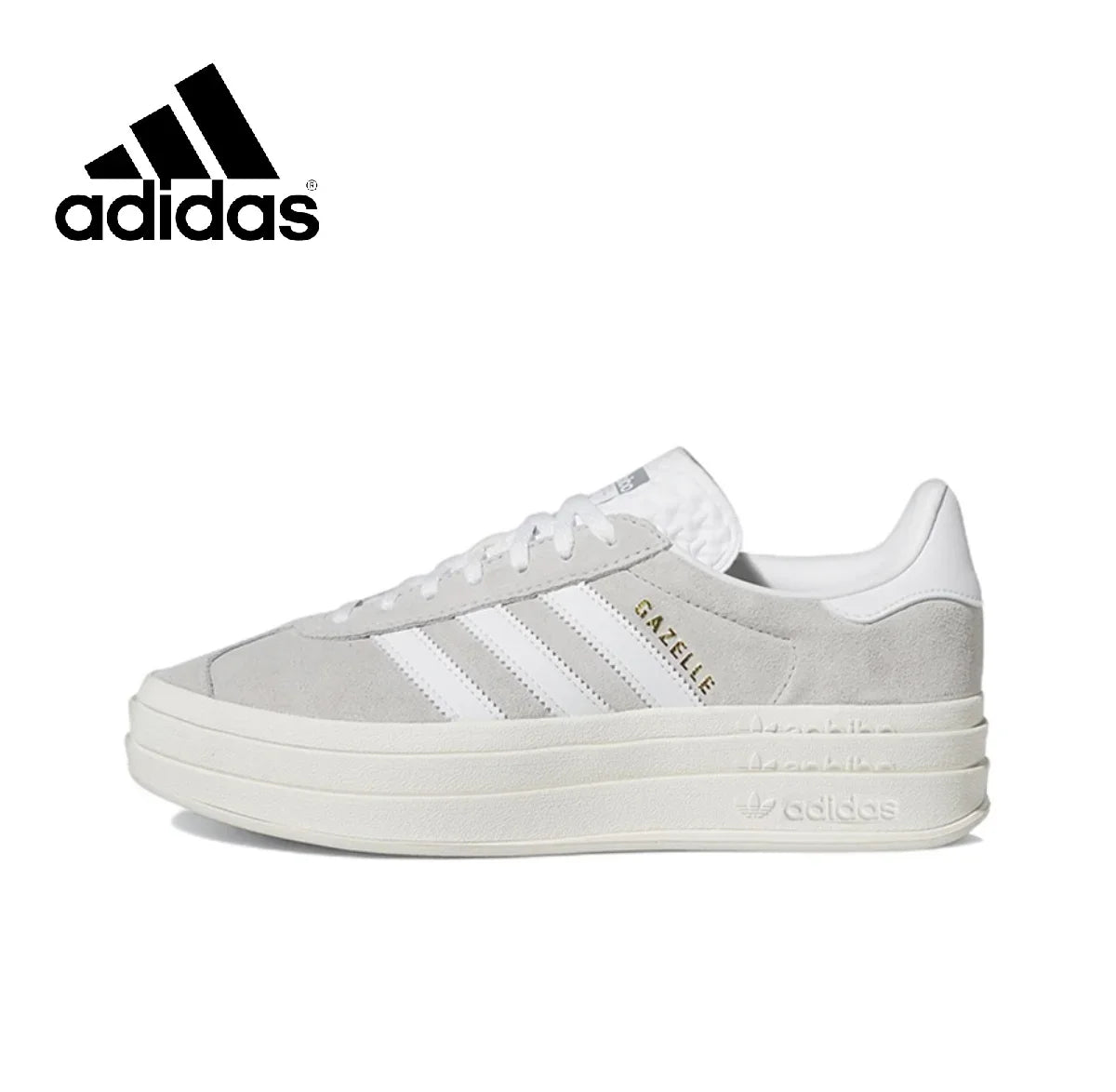 Adidas New Arrival Gazelle Bold thick bottom Men's and Women's shoes Shamrock Casual Shoes Fashionable and Breathable Shoes