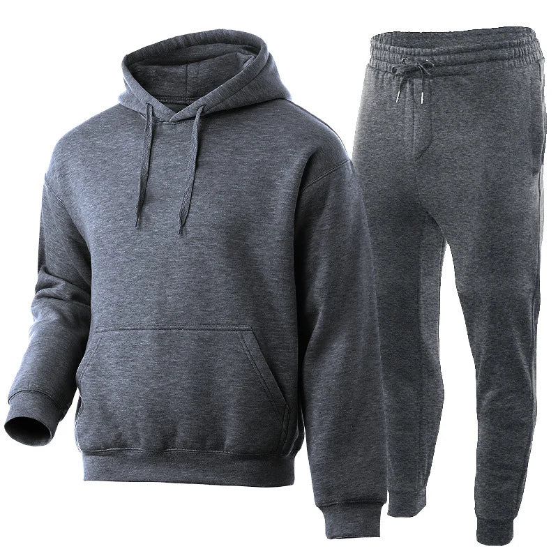 Ensemble Sweat à Capuche et Pantalon - Tenue de Sport Décontractée