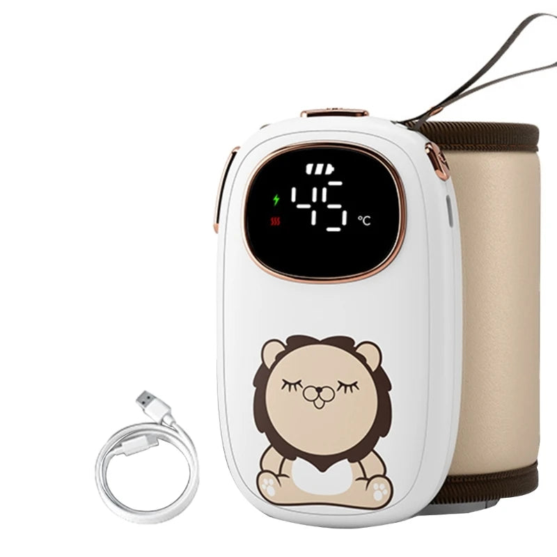 Wireless Baby Bottle Warmer - Portable USB Rechargeable Heating Bag