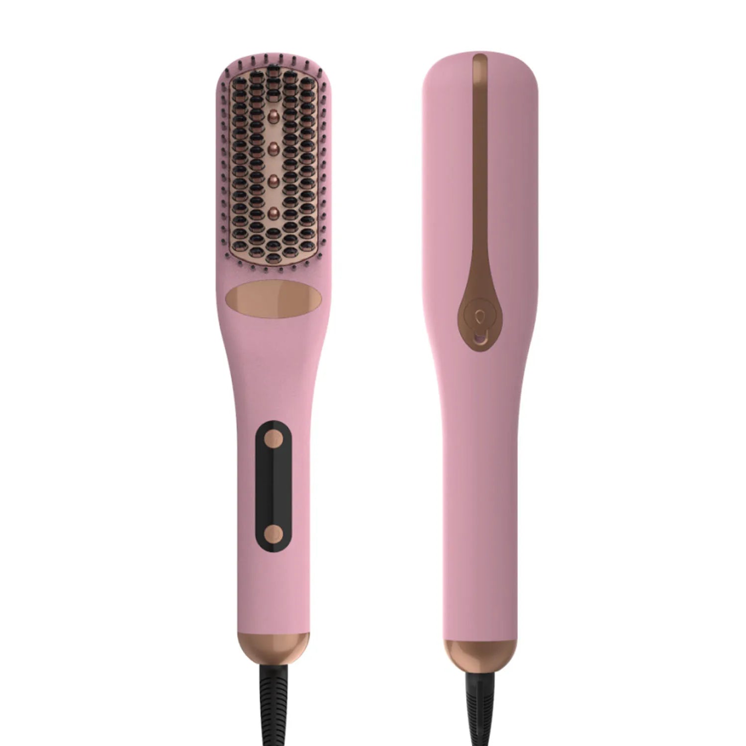 Bopcal Hair Straightener for Women Steam Electric Hot Straightening Comb Lcd Display Anti-Scalding Hair Brush Styling Tools