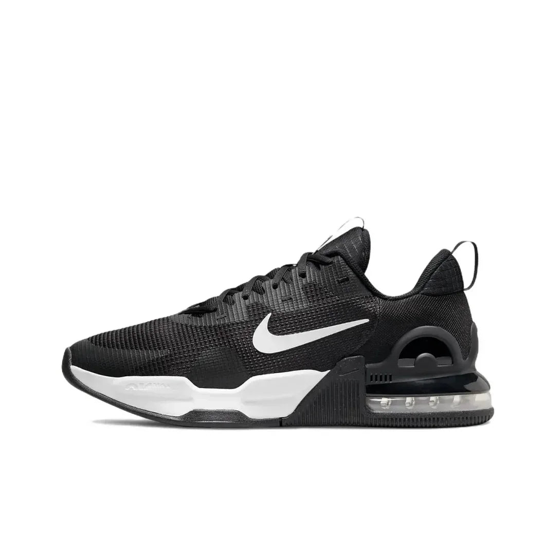 Nike Air Max Alpha Trainer 5 Classic Men's Low Top Casual Running Shock Absorbing and Slip Resistant White and Black Colorway