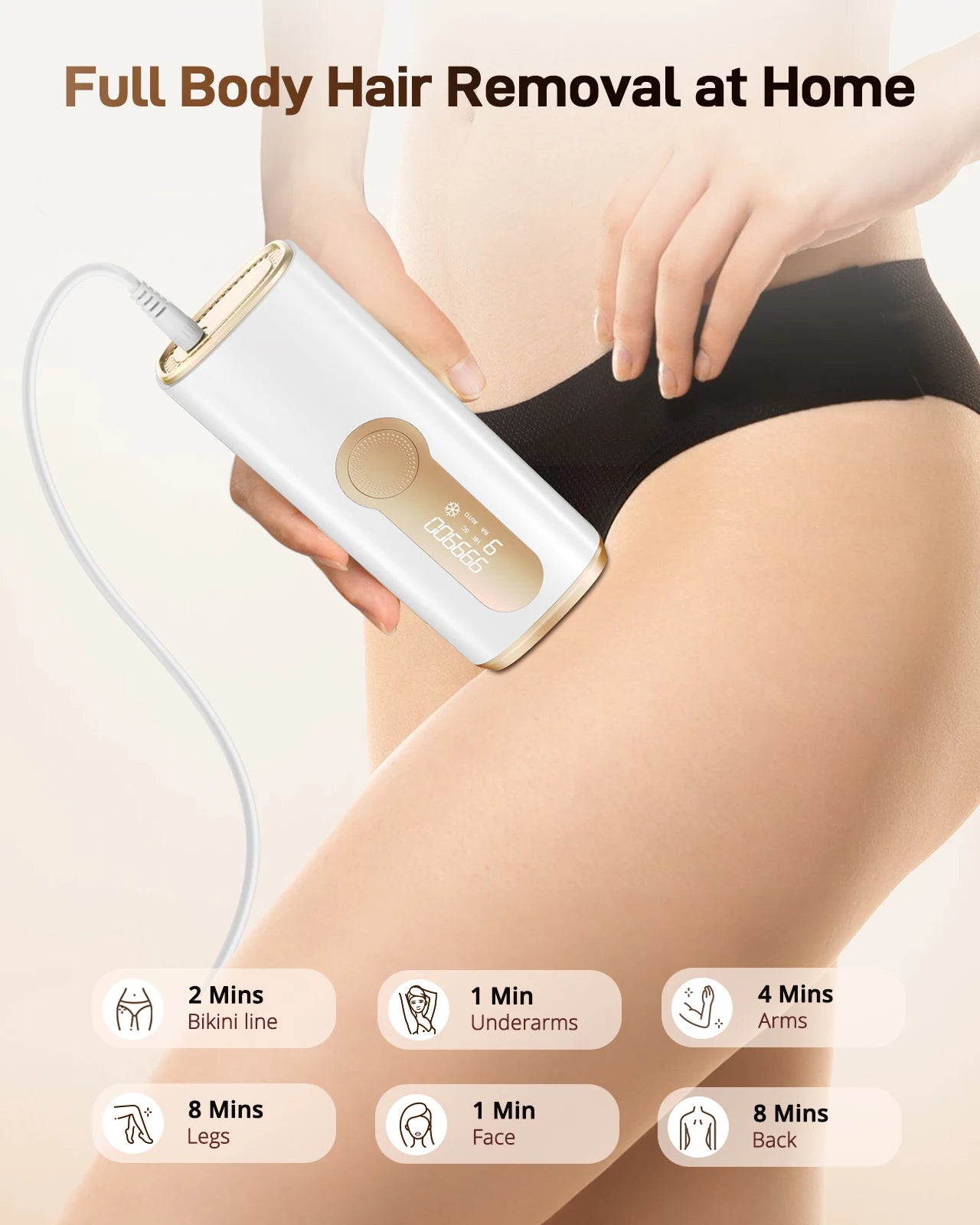 IPL Hair Remover Laser Epilator Devices ICE Cooling 999900 Flashes 3 IN 1 Permanent Painless Whole Body Treatment For Women Men