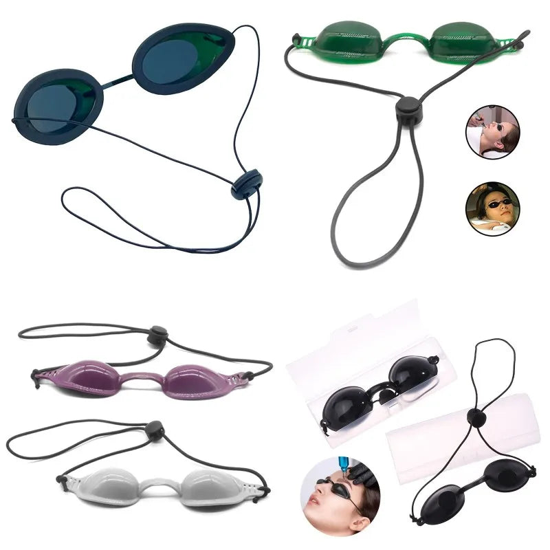 Safety Goggles Protective Glasses Soft Silicone Eyepatch Adjustable Eyewear Protection Beauty IPL Laser Eyecup