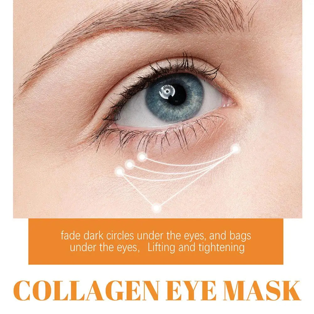 Collagen Film Korea Collagen Soluble Patches Film Anti Aging Eye Mask Wrinkles Remover Moisturizing Face Lifting