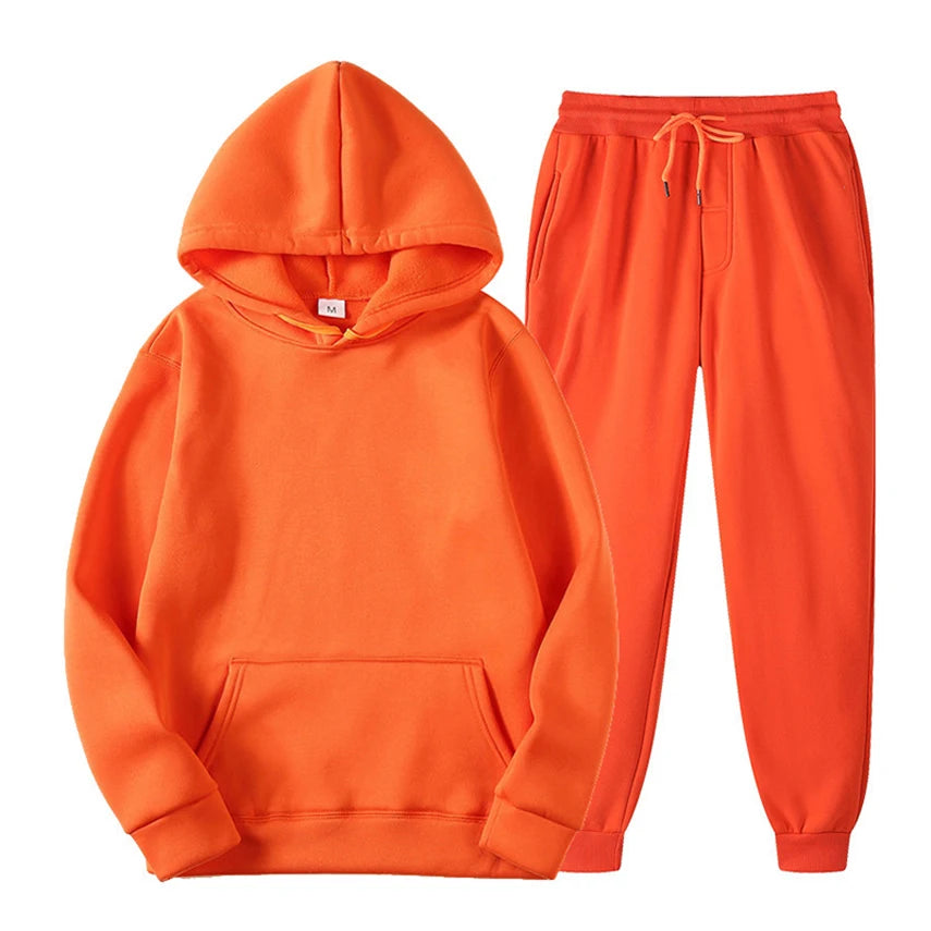 Ensemble Sport Homme - Hoodie + Pantalon de Sport