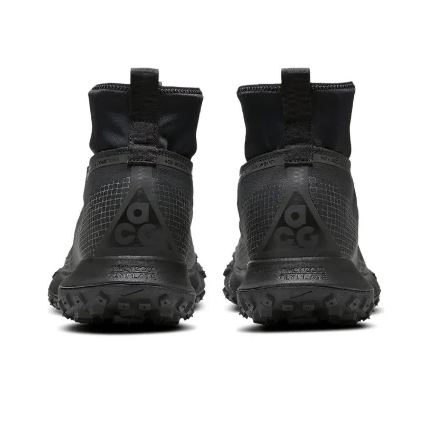 Nike Black ACG Mountain Fly GORE-TEX Mid Top Outdoor Functional Shoes Anti slip and Wear resistant Men's and Women's Sneakers