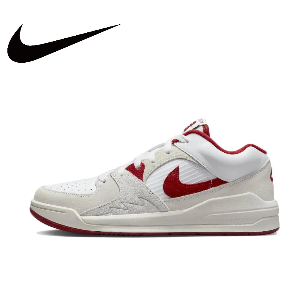 Nike New JORDAN Stadium 90 Man sneakers autumn Lightweight Cushioning Basketball Shoes Casual Fashion Sneakers white&red