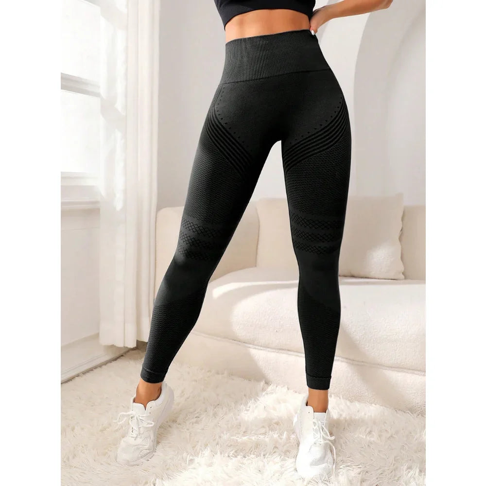 Women's Sports Leggings – High Waist &amp; Sculpting Effect 🏋️‍♀️✨