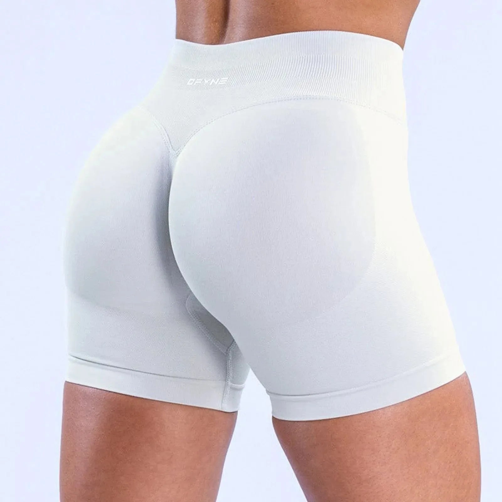 dfyne Fitness Leggings Women's Gym Sports Tight Running Shorts Three-point Pants Seamless Impact Shorts For Womens Yoga Shorts