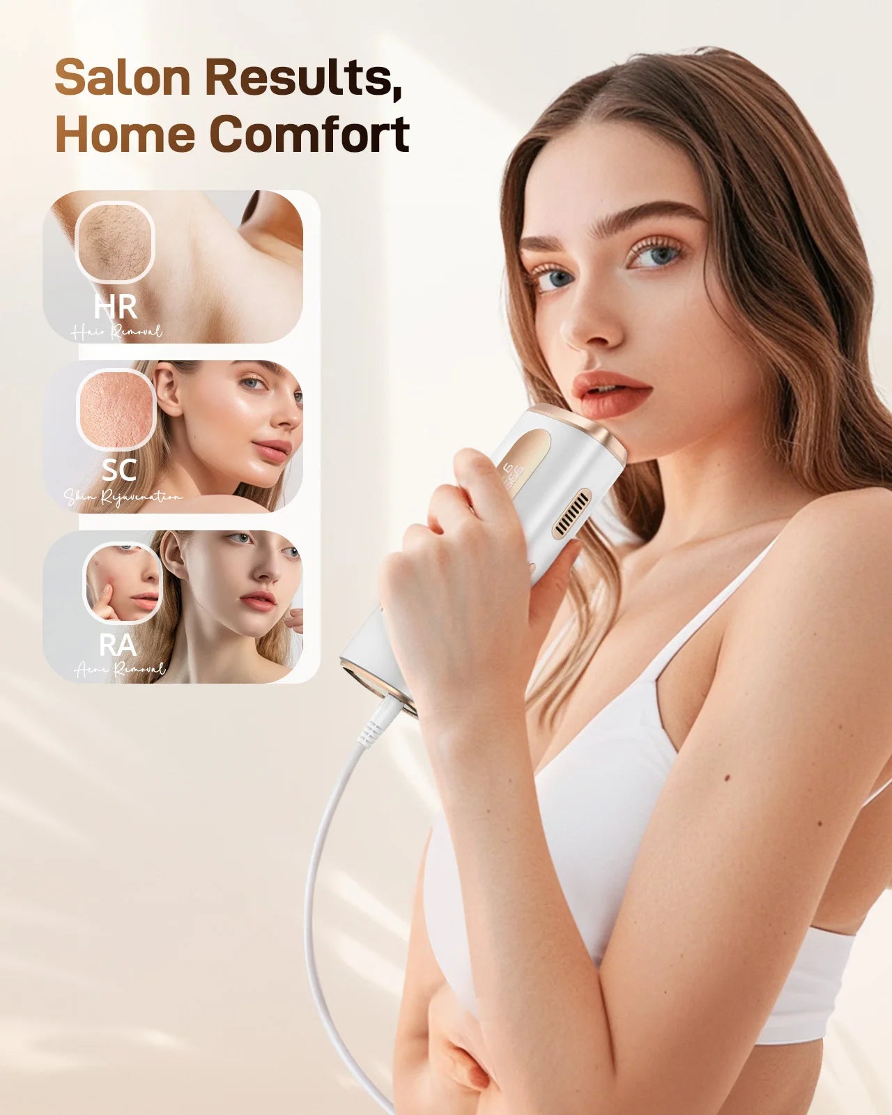 IPL Hair Remover Laser Epilator Devices ICE Cooling 999900 Flashes 3 IN 1 Permanent Painless Whole Body Treatment For Women Men