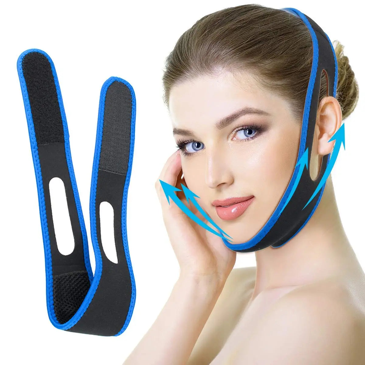 Facial Slim Strap Chin Up Patch Double Chin Reducer Face Lifting Belt Bandage Anti Wrinkle Face Mask V Line Lifting Chin Strap