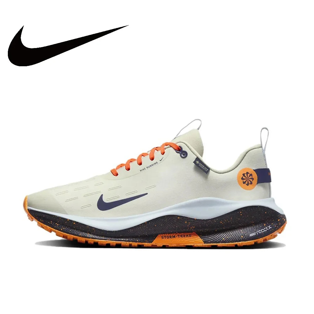 NIKE Original Man sneakers New Arrival React Infinity Run Flyknit 4 GTX Low Shock-absorbing and wear-resistant shoe