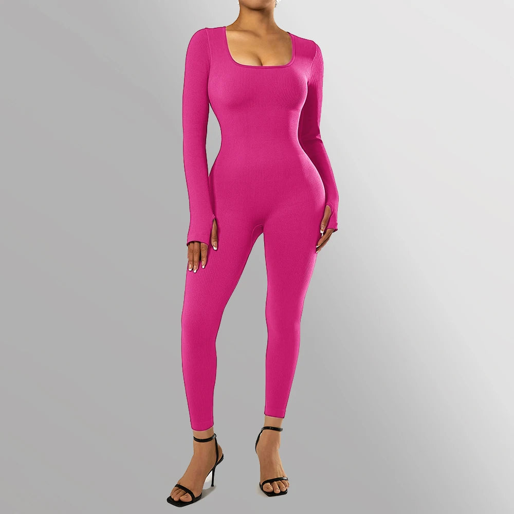 Women's Long Sleeve Jumpsuit – Bodycon &amp; Streetwear