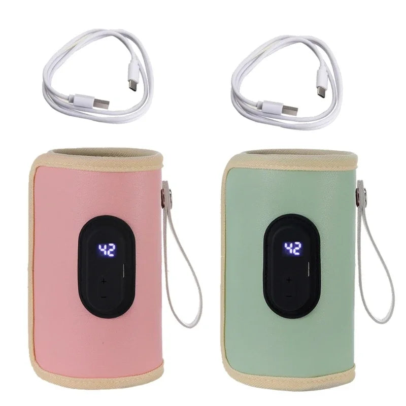 Portable USB Baby Bottle Warmer - Heating and Sterilizing for Baby Bottles