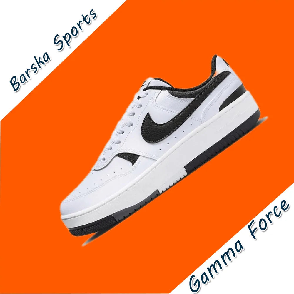 Nike New Gamma Force Low Shoes Men's and Women's Casual Fashion Sneakers spring Non-slip wearable Sneakers Black&amp;White