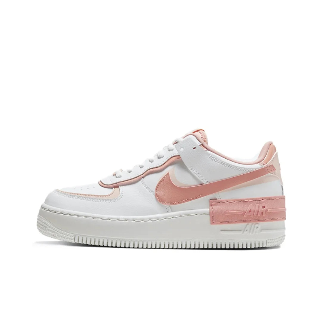 Nike Air Force 1 Shadow – Sneakers Femme Noires, Blanches et Roses 👟✨