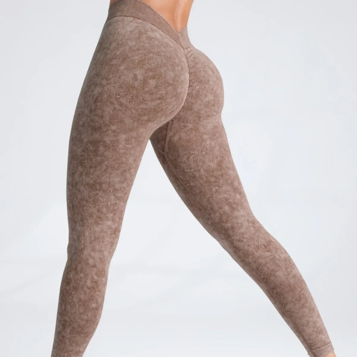 Legging de Yoga Femme V-Back – Push-Up & Sans Couture 🏋️‍♀️🔥