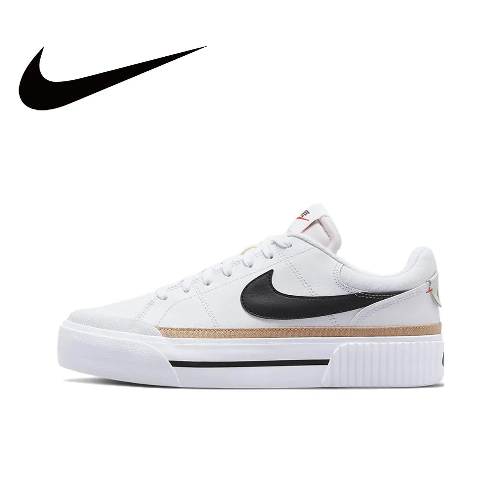 Nike Court Legacy Lif Women's Slip Resistant Shock Absorbing Abrasion Resistant Low Top Board Shoes