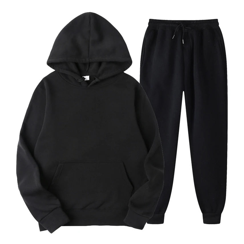 Ensemble Sport Homme - Hoodie + Pantalon de Sport