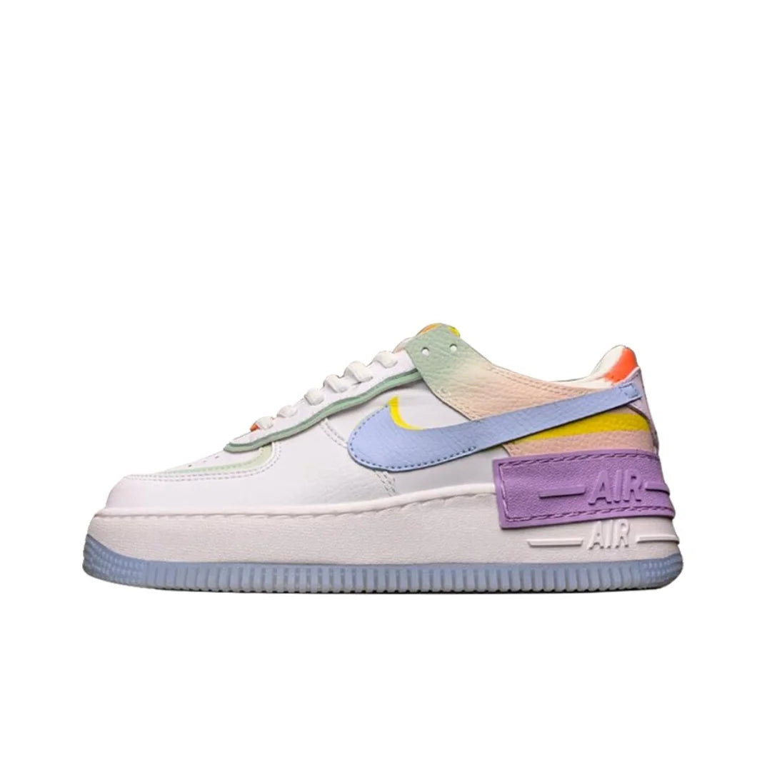 Nike Air Force 1 Shadow – Sneakers Femme Noires, Blanches et Roses 👟✨