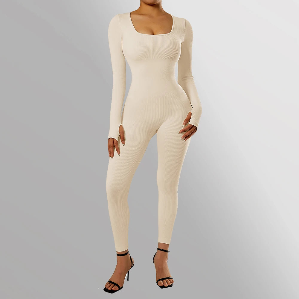 Women's Long Sleeve Jumpsuit – Bodycon &amp; Streetwear