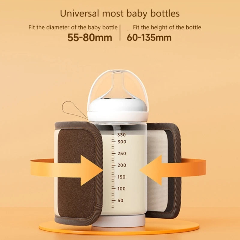 Wireless Baby Bottle Warmer - Portable USB Rechargeable Heating Bag