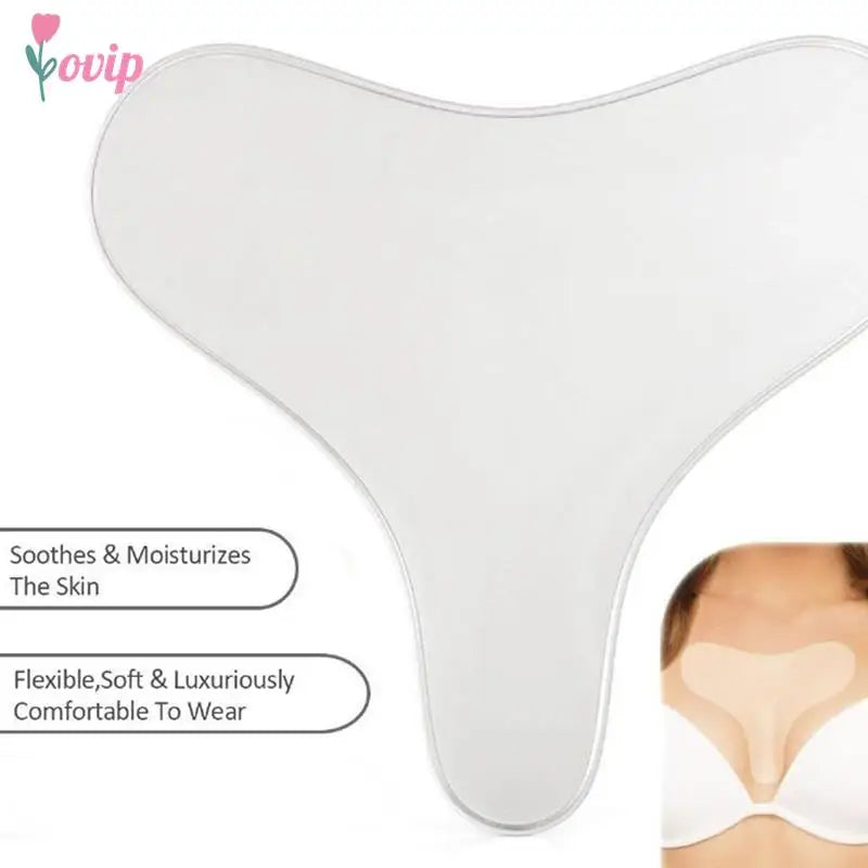 Silicone Transparent Removal Patch Reusable Anti Wrinkle Chest Pad Face Skin Care Anti Aging Breast Lifting Chest Patch Flesh