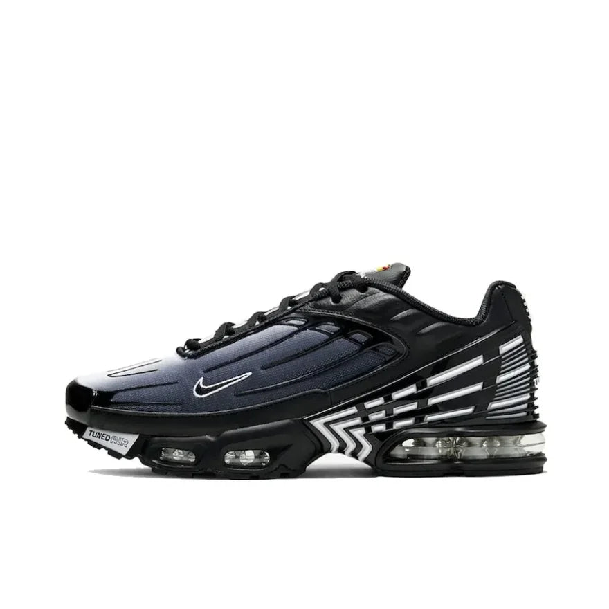 Nike Air Max Plus 3 Mens Low Top Casual Running Shoes Comfortable Shock Absorption Hundred Sneakers Black