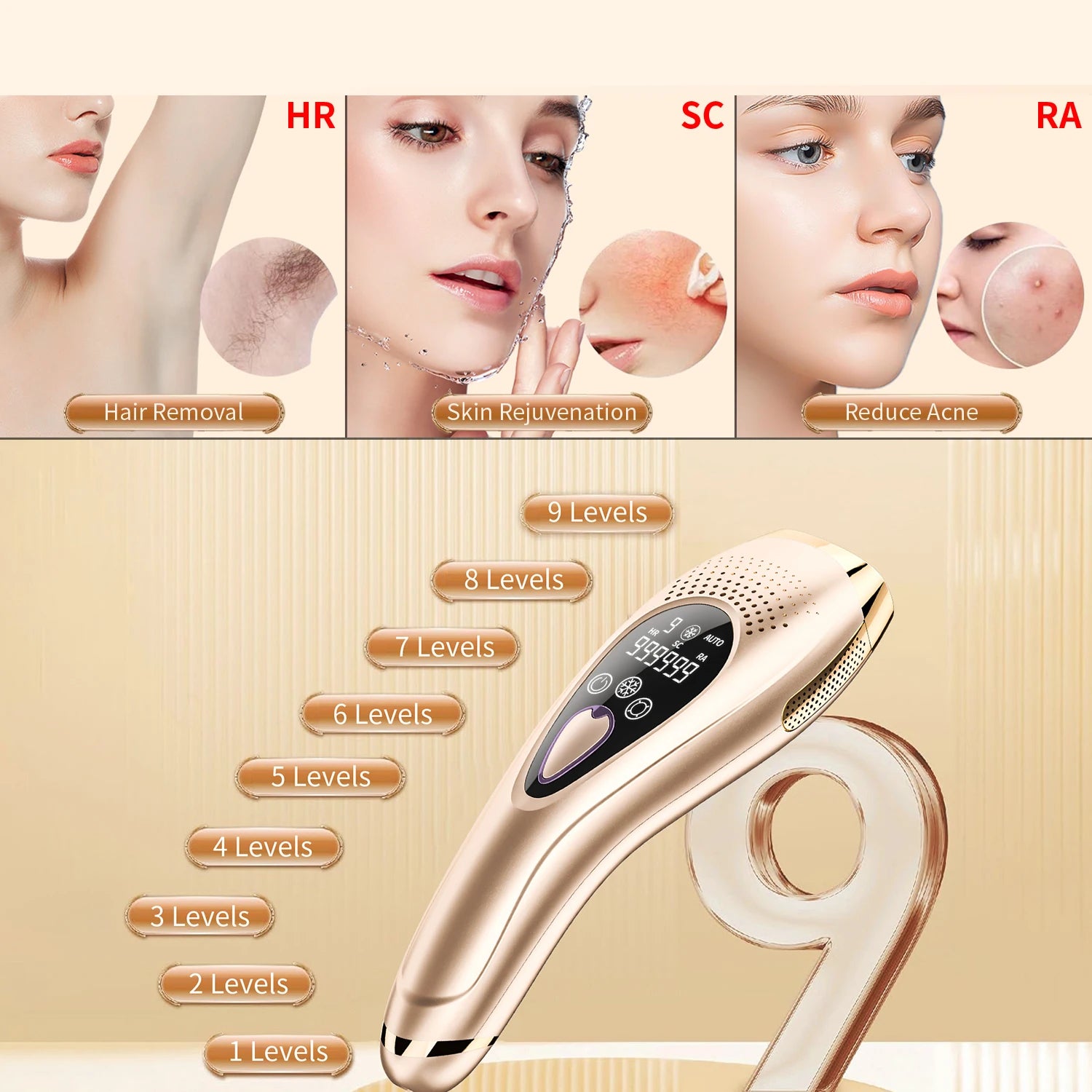 Laser hair remover for women Valentine Gift for man & woman IPL Painless Mini Epilator hair remover electric shaver