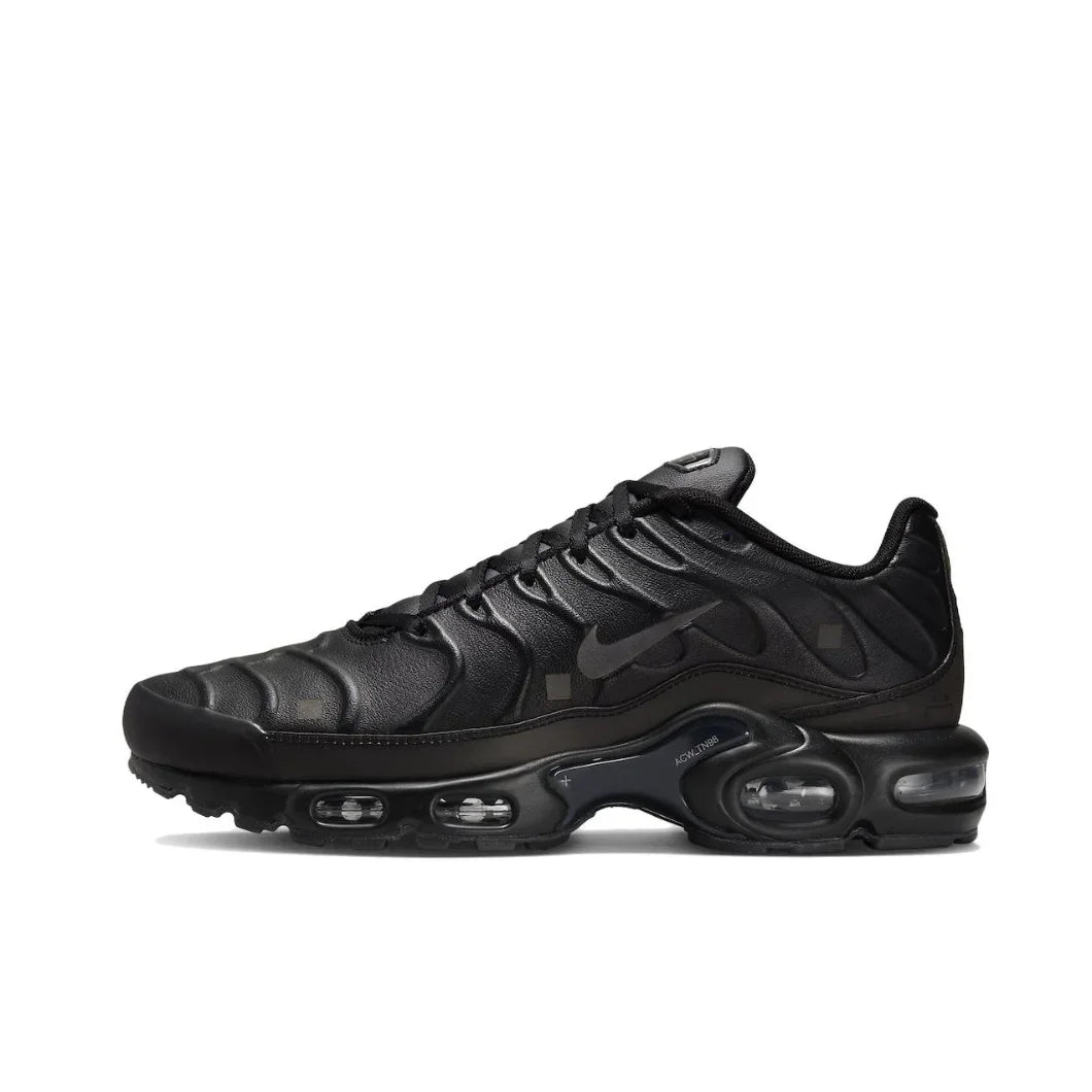 Nike Original Air Max Plus TN Retro Low Top Running Shoes Comfortable Shock Absorption Casual Sneakers Mens Blue Black Colorway