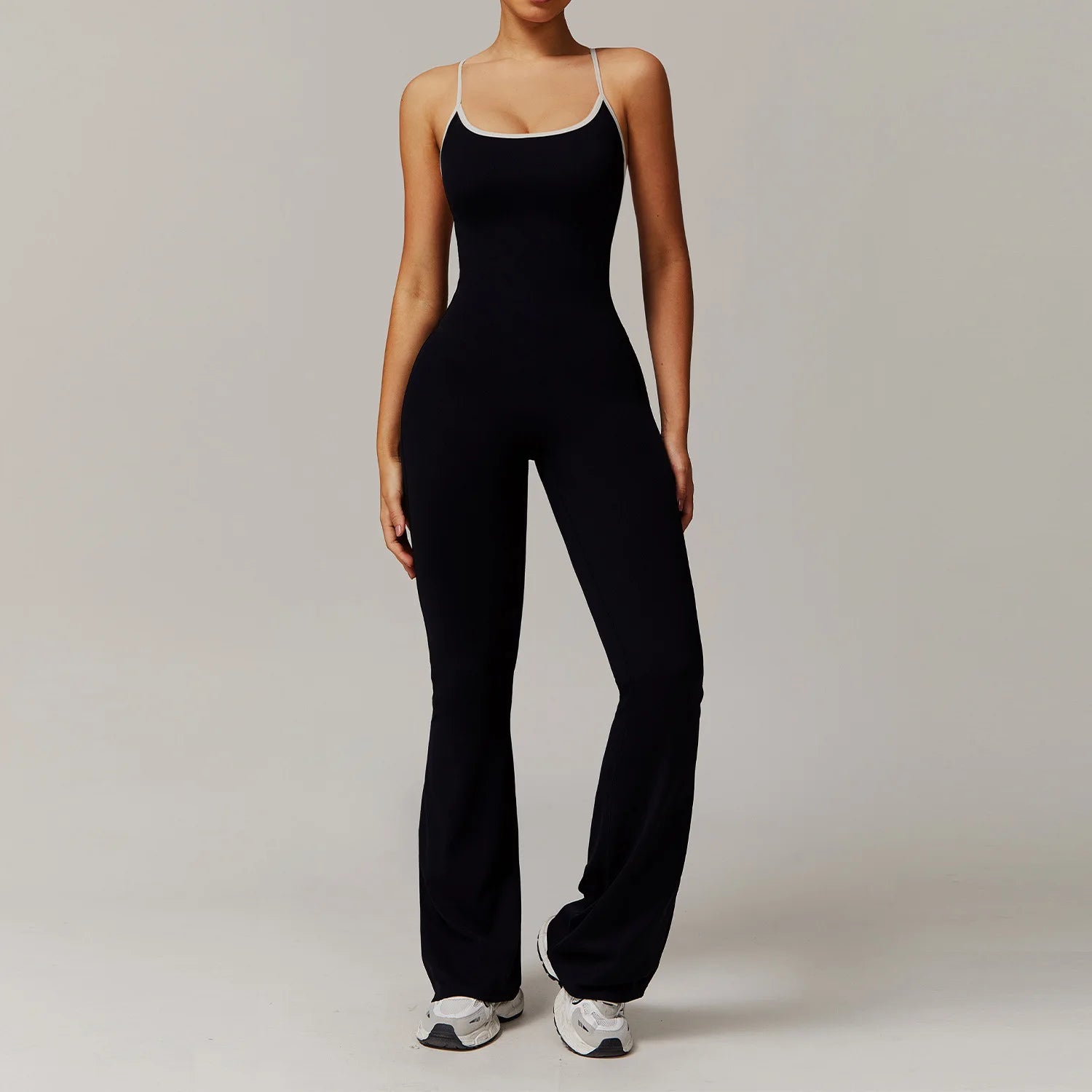 Sexy Back V Jumpsuit Gym Set Women Training Yoga Suit Sportswear Women Sports Jumpsuit Fitness Rompers Stretch Workout Bodysuits