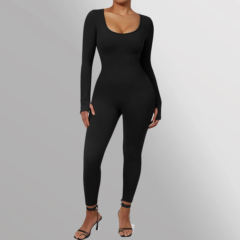 Women's Long Sleeve Jumpsuit – Bodycon &amp; Streetwear