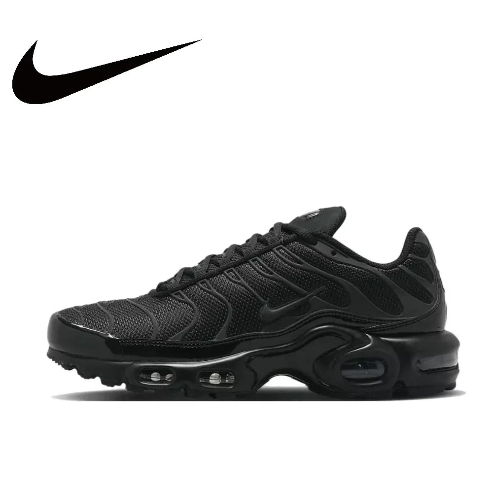 Nike New Air Max Plus Low Men's and Women's Sneakers Trendy Fashion clunky shoes Comfortable and wearable Sneakers solid white