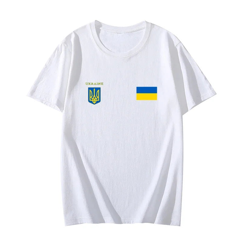 Ukrainian Patriotic Graphic Printed Modal T Shirs Streetwear Tee Ukraine Trident Woman T Shirt Ukraine Coat of Arms Men T-shirt