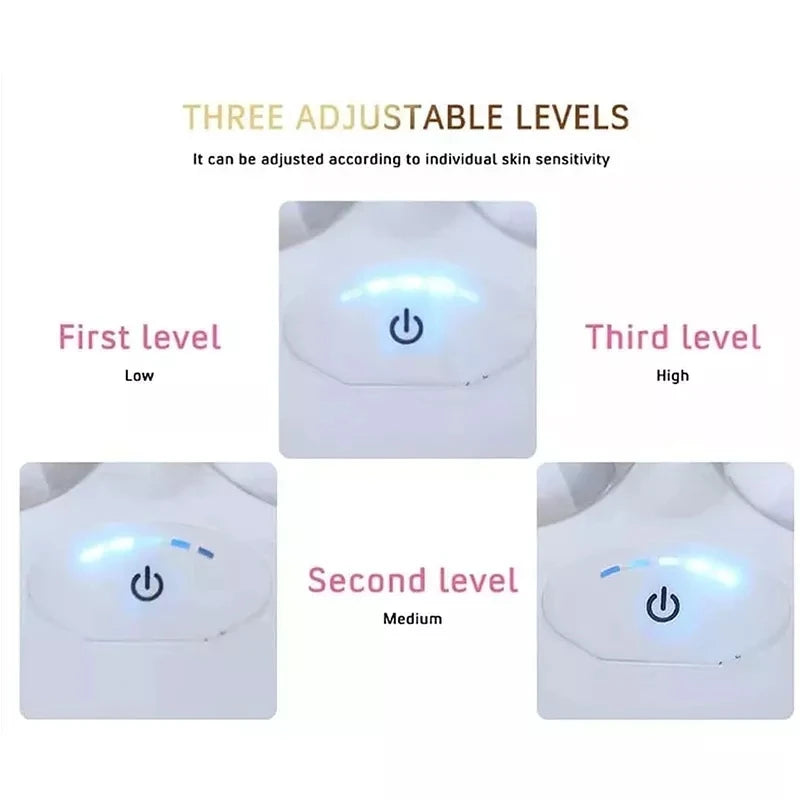 EMS Face Lift Microcurrent Facial Massager Roller Anti Wrinkles Skin Tightening Machine Face Firming Slimming Skin Care Tools