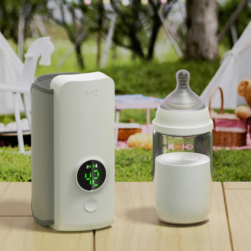 Compact Cordless Bottle Warmer - Designed for Travel and Outdoors