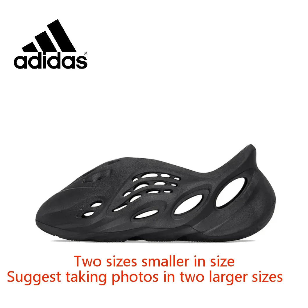 Adidas Yeezy Foam Runner Men and Women casual Cave Shoes Lightweight and breathable Sandals Anti-slip and wear-resistant black