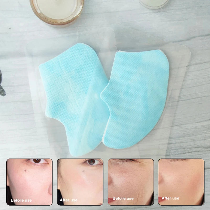 Collagen Film Paper Soluble Facial Mask Face Skin Cheek Sticker Forehead Patch Smile Lines Patches Anti-aging Wrinkles Remover