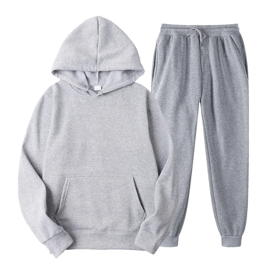 Ensemble Sport Homme - Hoodie + Pantalon de Sport