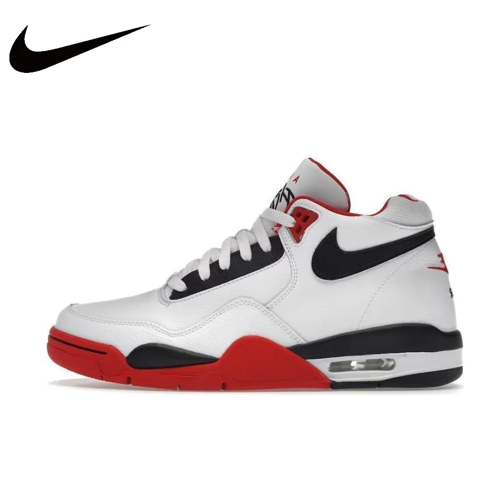 Nike Flight Legacy men's shoes mid jordan shoes 4 air cushion wear-resistant casual basketball trainers