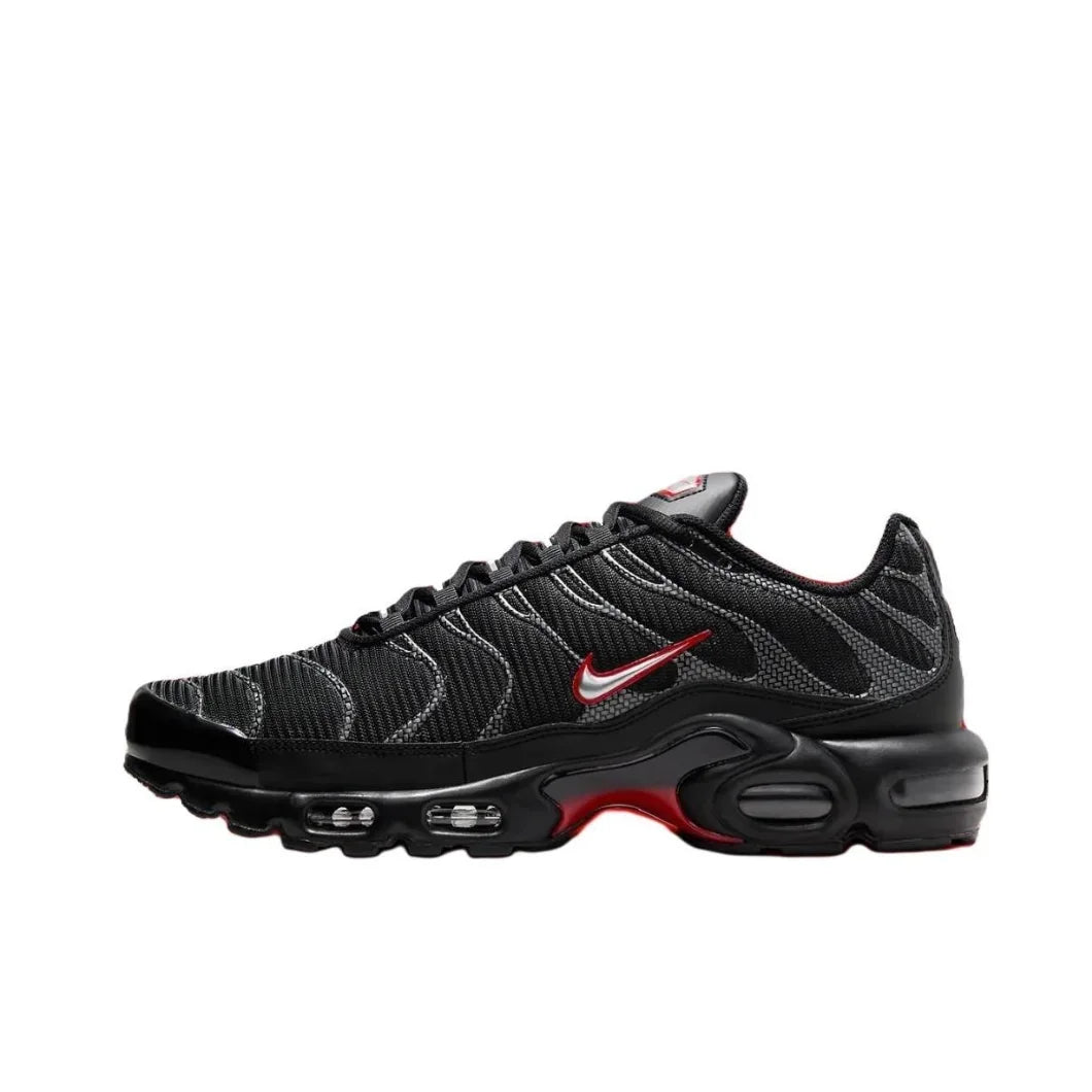 Nike New Air Max Plus TN Men's Sneakers winter Fashionable and comfortable casual shoes Lightweight and wearable Silver&amp;Black