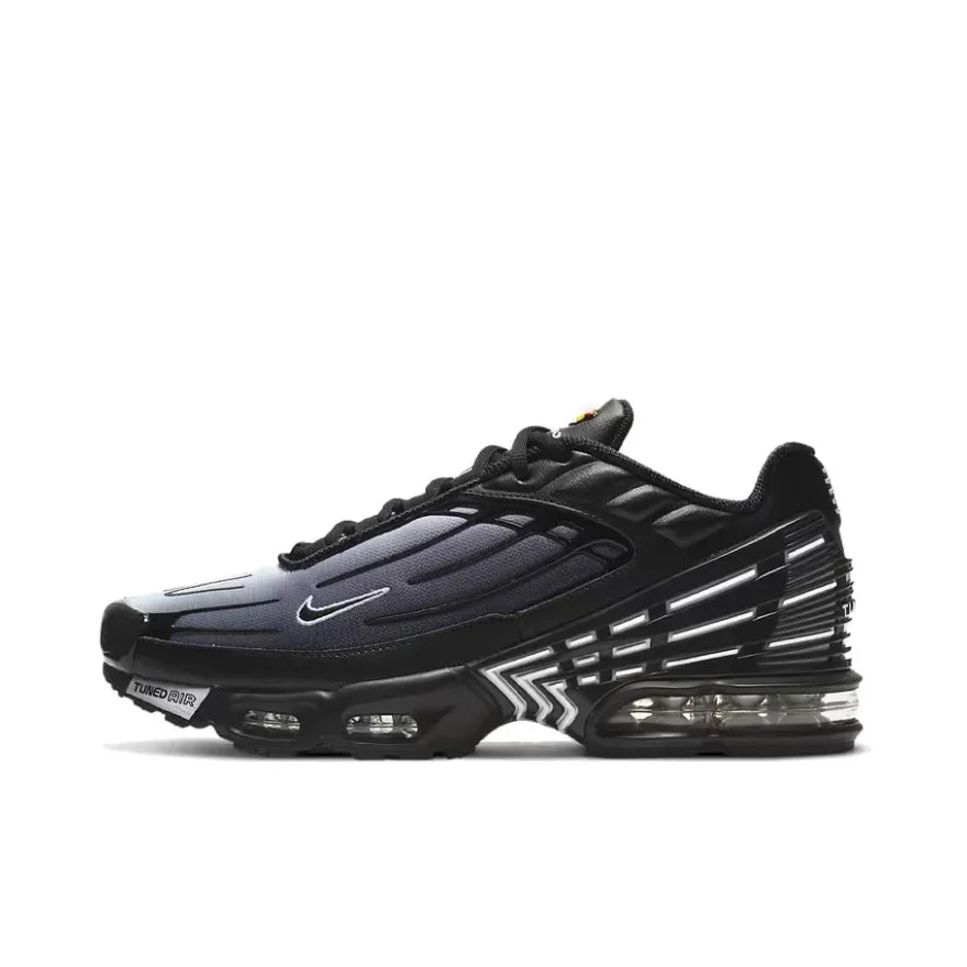 Nike Air Max Plus 3 Mens Low Top Casual Running Shoes Comfortable Shock Absorption Hundred Sneakers Black