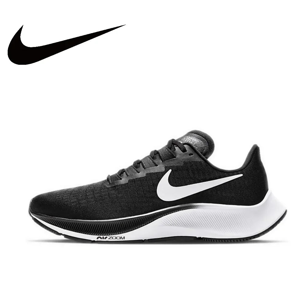 Nike Air Zoom Pegasus 37 Low Men's and Women's Sneakers autumn Lightweight cushioning running shoes Comfortable White&Green