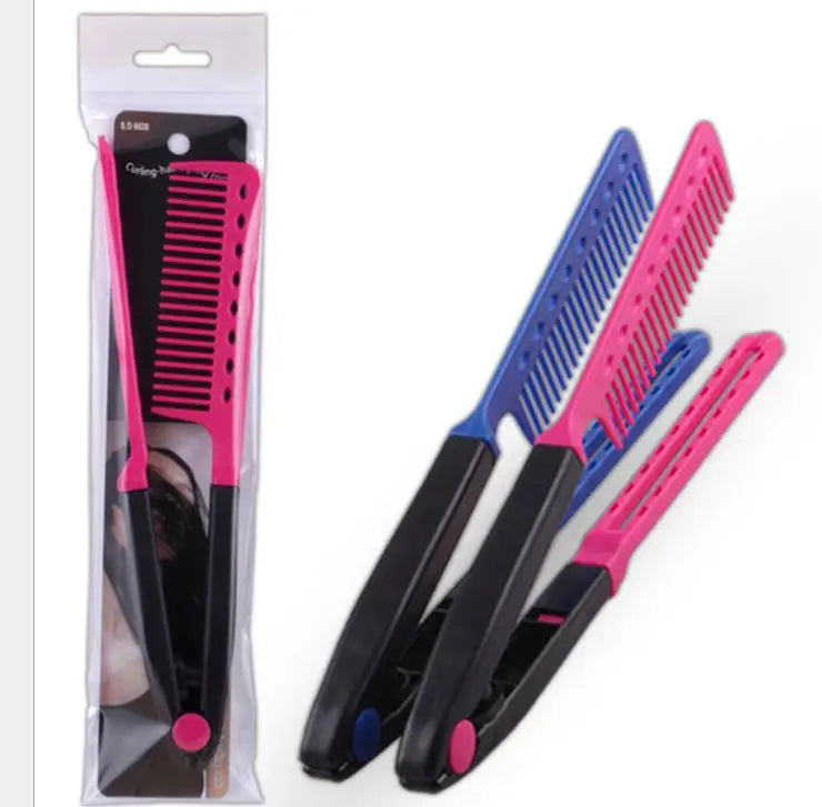 Straightening brush Professional Styling Tool For Women Hair Comb Flat ironMaterial Heating Comb Hot comb Straightener For Wigs