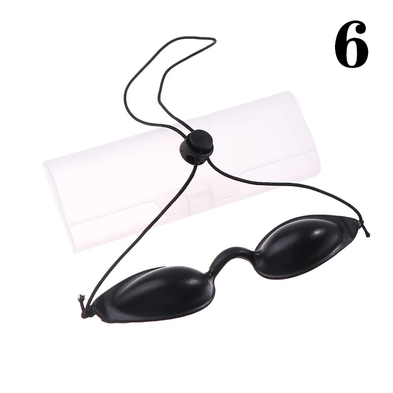 Safety Goggles Protective Glasses Soft Silicone Eyepatch Adjustable Eyewear Protection Beauty IPL Laser Eyecup