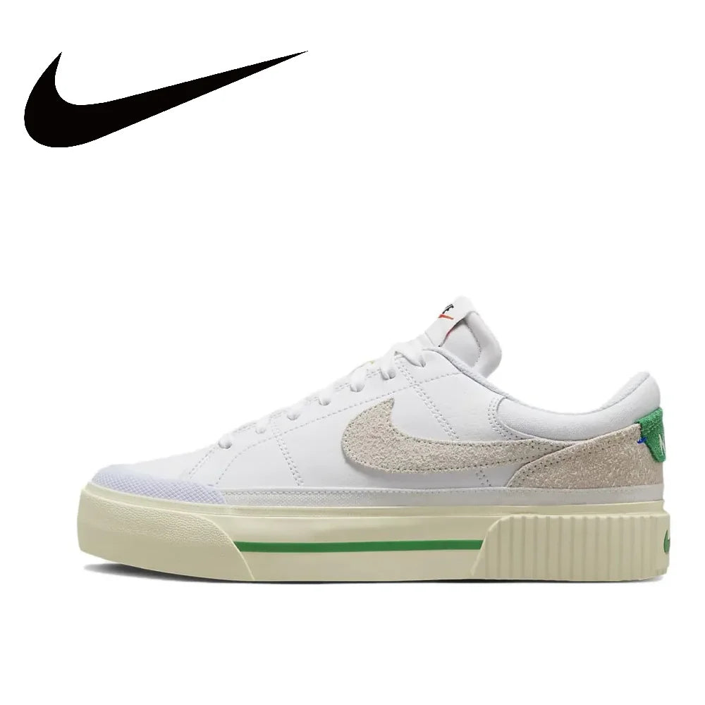 Nike Court Legacy Lif Women's Slip Resistant Shock Absorbing Abrasion Resistant Low Top Board Shoes