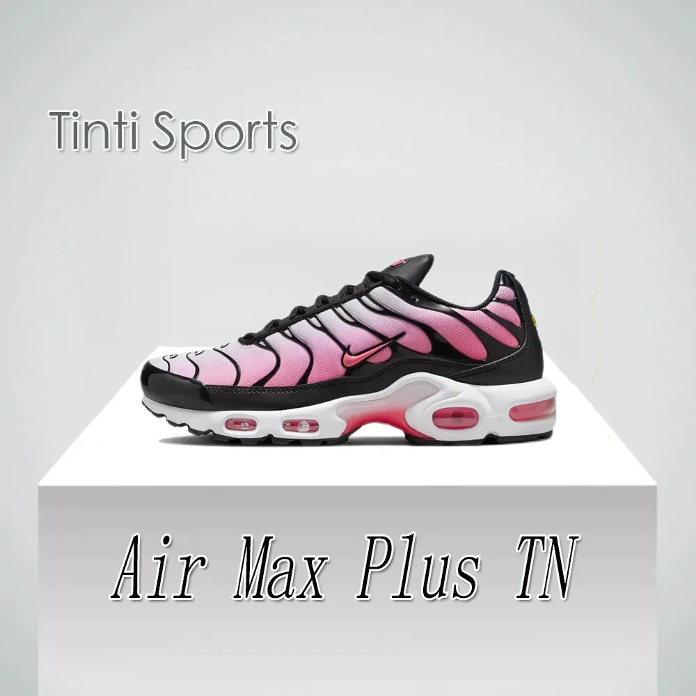 Nike New Air Max Plus TN Women's Sneakers Fashionable and comfortable casual shoes Lightweight and wearable Sneakers Pink&Black