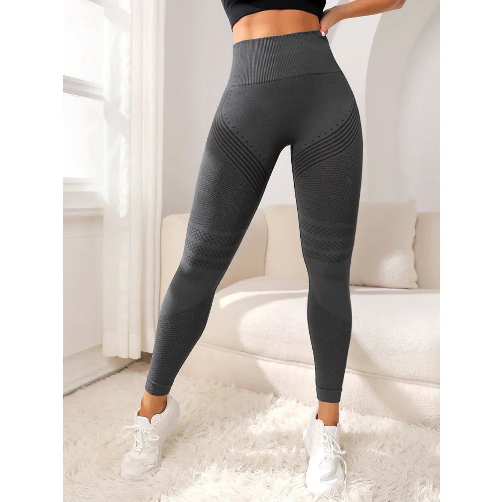 Women's Sports Leggings – High Waist &amp; Sculpting Effect 🏋️‍♀️✨